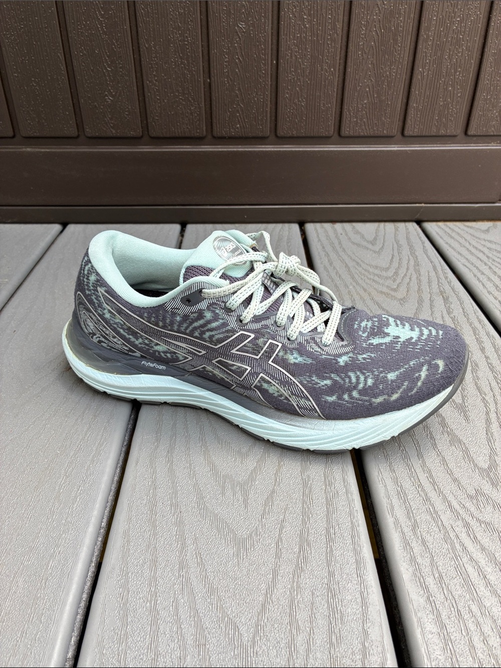 ASICS Women's GEL Cumulus 23 Running Sneakers Mint Gray Size 8